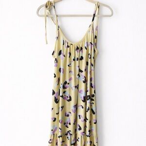 Sew In Love Leopard Print Sleeveless Dress Medium